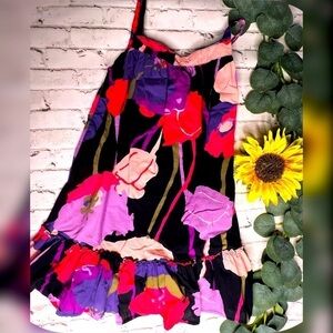 Gap Kids Girls Floral Dress 6/7 6 7 Back To School Picture Day